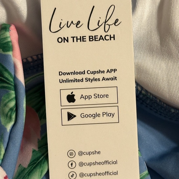 NWT Cupshe one-piece swimsuit - Picture 4 of 6